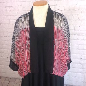 Dressori One Size Sheer Silk  Kimono Jacket